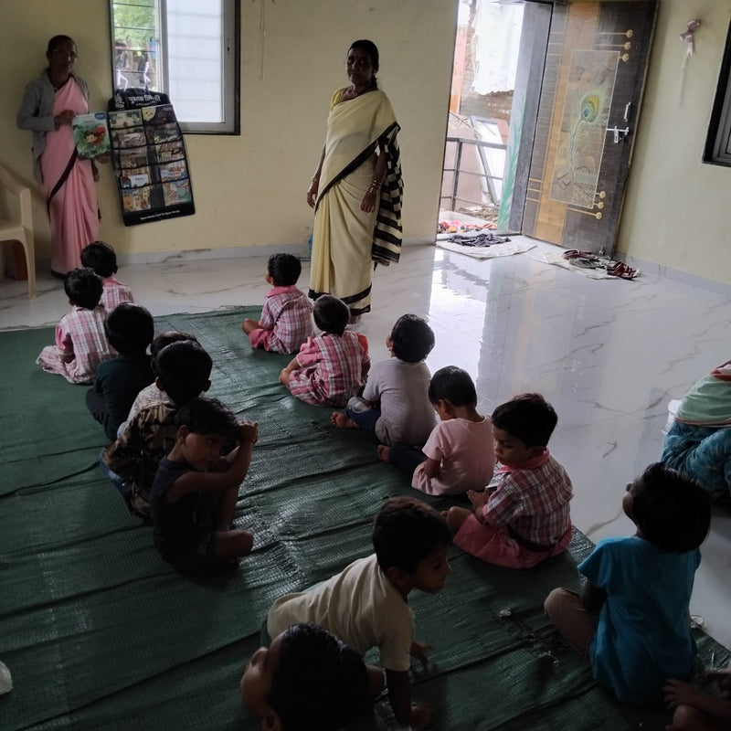 Pustak Khidki now lives in 110 Anganwadis